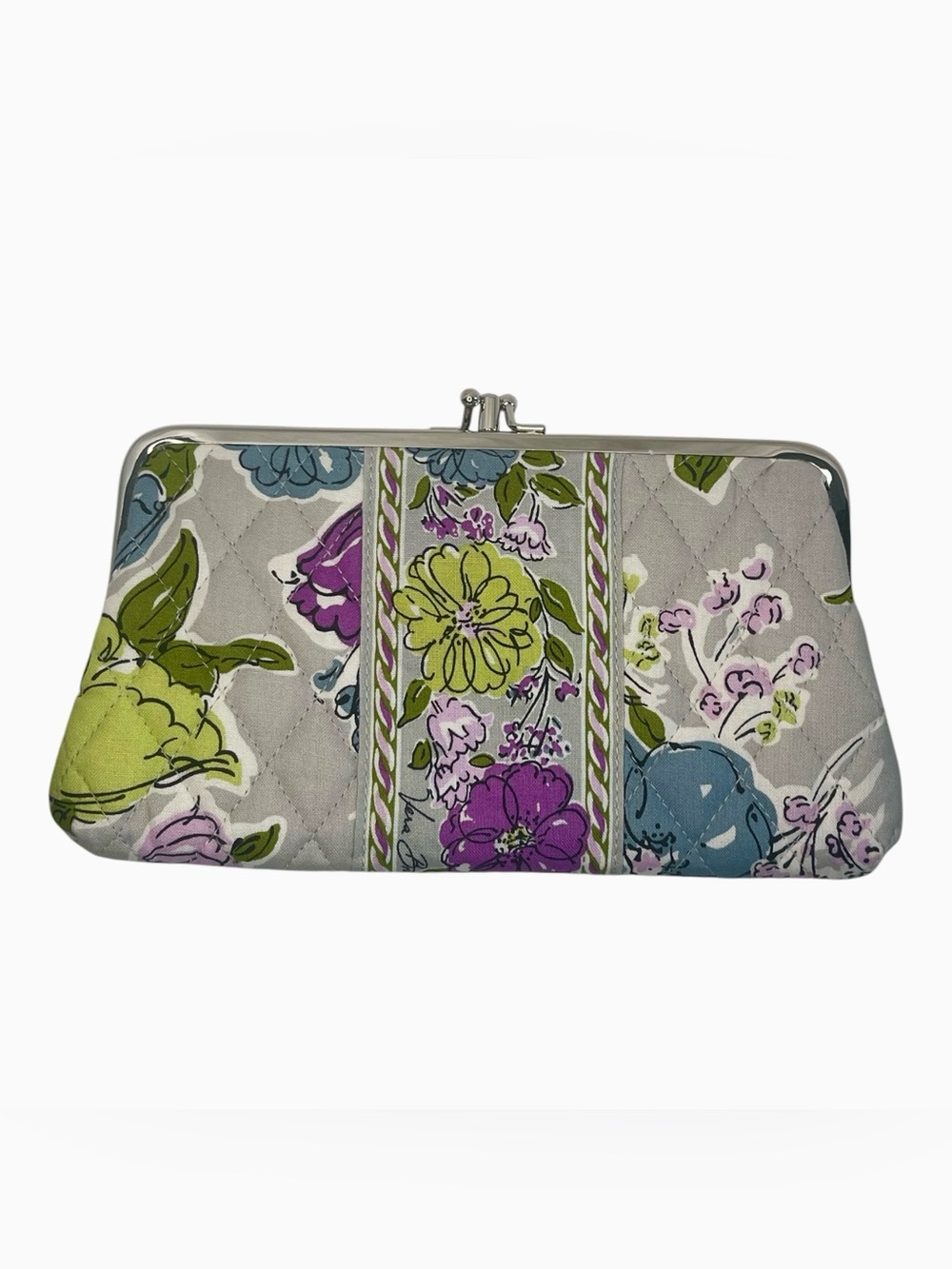 Vera Bradley Watercolor Floral Clutch Wallet